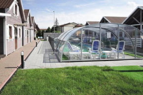 Holiday complex with the pool and volleyball in Miedzyzdroje